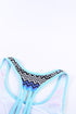 Splicing Scoop Neck Tankini Swimsuit